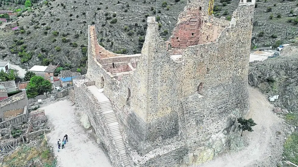 El castillo de Jarque de Moncayo fue rehabilitado entre 2017 y 2019.