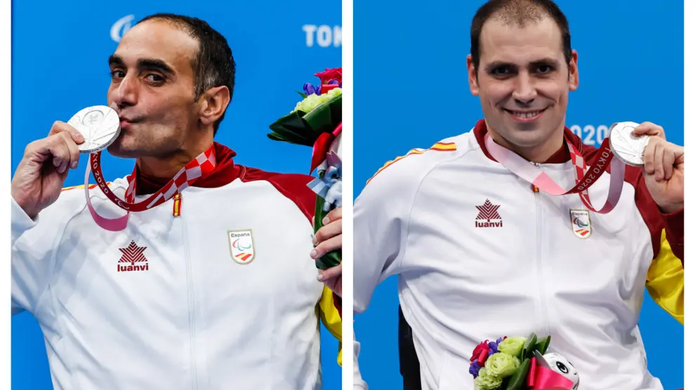 Miguel Luque y Toni Ponce, platas en natación en los Juegos de Tokio