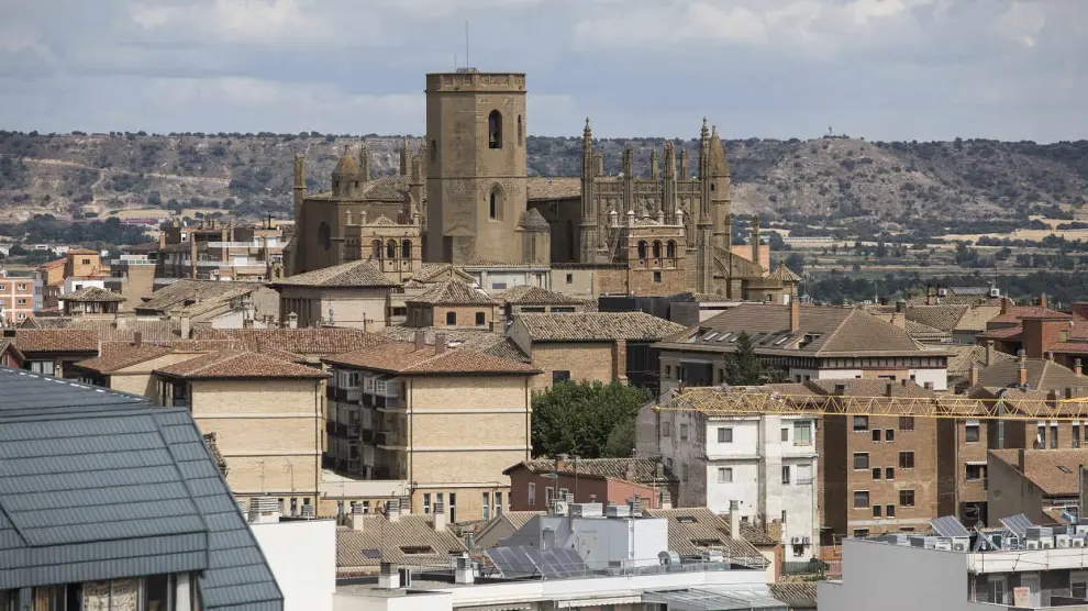 Vista de la ciudad de Huesca.