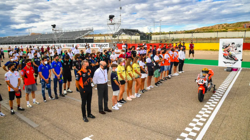 Presentación del Gran Premio Tissot de Aragón en Motorland: homenaje a Hugo Millán
