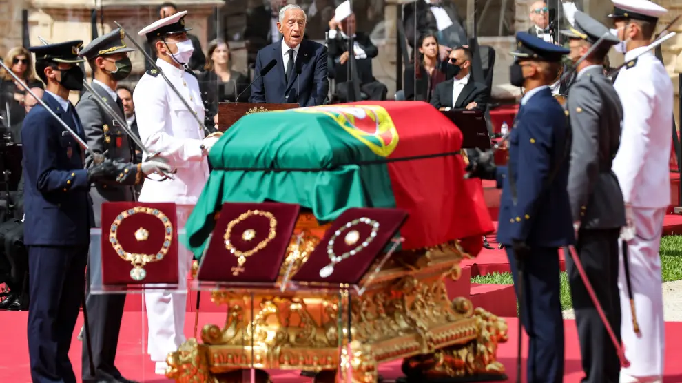 Funeral of former Portuguese President Jorge Sampaio in Lisbon
