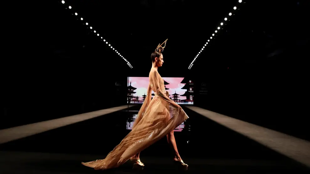 Desfile de este jueves en la Mercedes-Benz Fashion Week Madrid