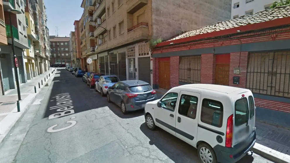 Calle Bellavista, en el distrito San José de Zaragoza.