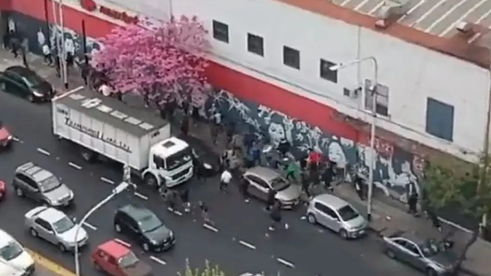 El enfrentamiento se produjo en las calles de Avellaneda