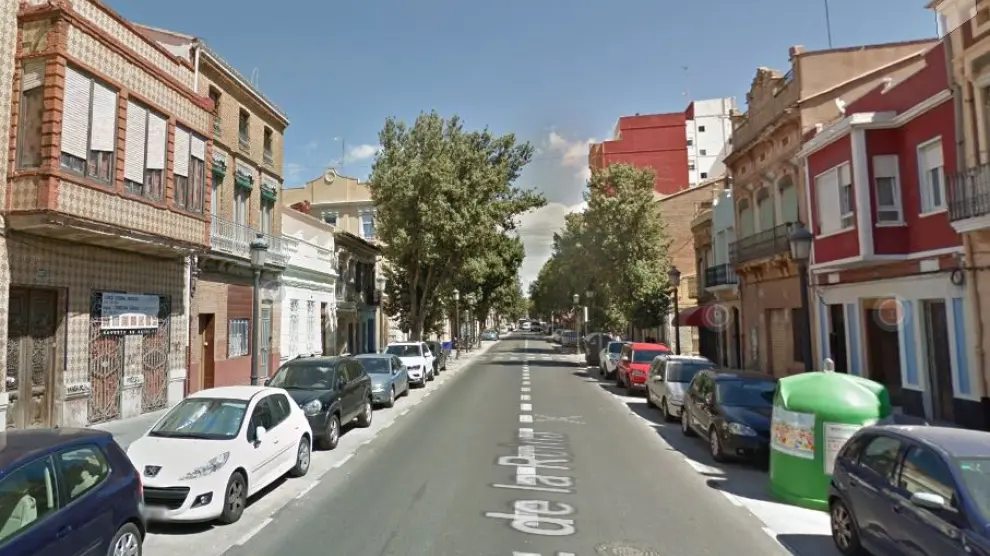 Una calle del barrio del Cabanyal, en Valencia.