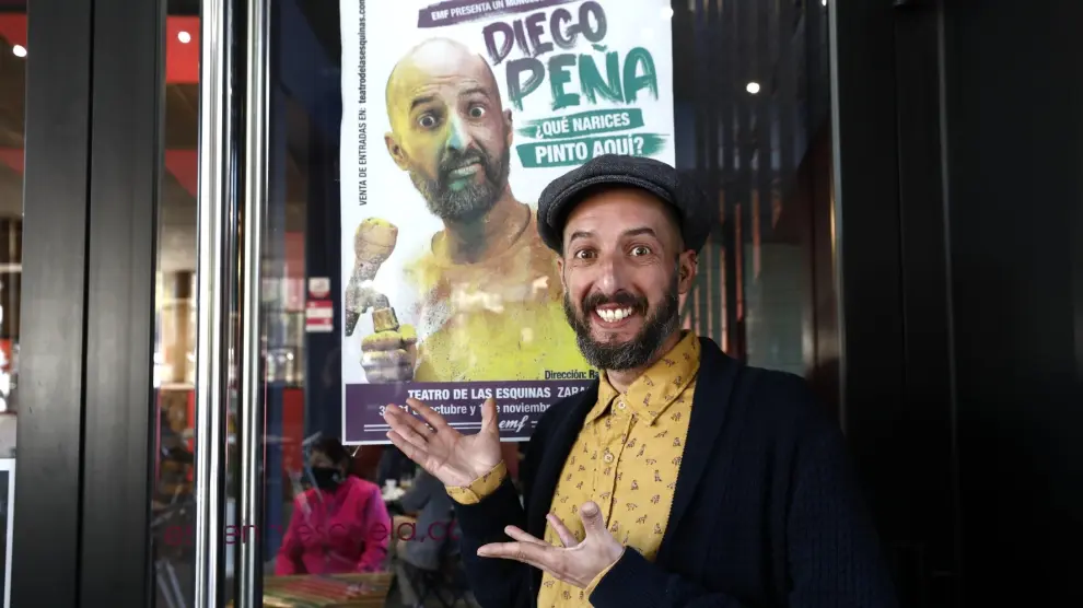 Diego Peña lleva este fin de semana su último espectáculo al Teatro de las Esquinas.