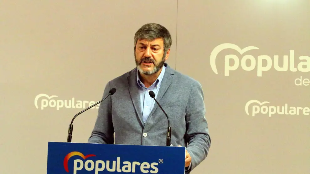El portavoz del grupo del PP en la Diputación Provincial de Huesca, Gerardo Oliván.
