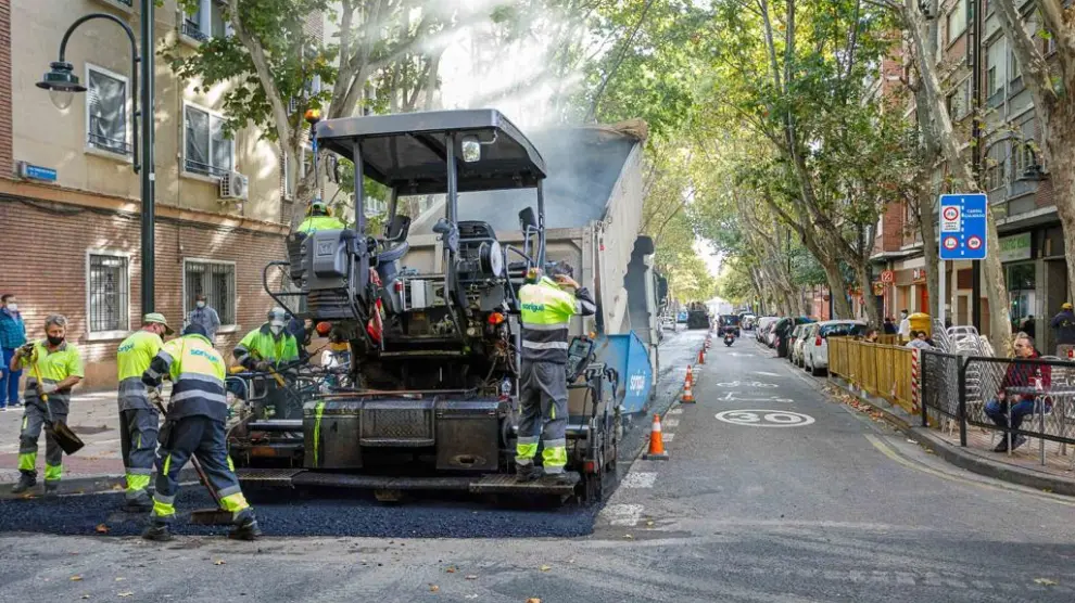 Últimas actualizaciones que se realizaron en la calle Compromiso de Caspe.