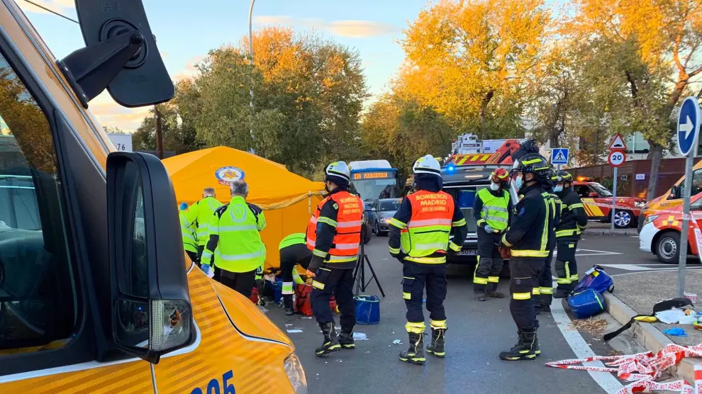 El despiste de una madre del colegio causó el atropello mortal en Madrid