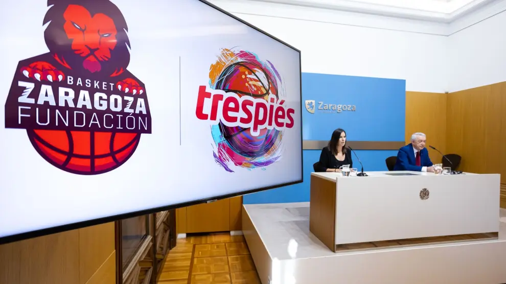 Proyecto deportivo de inclusión social que han presentado Zaragoza Deporte y la Fundación Basket Zaragoza.