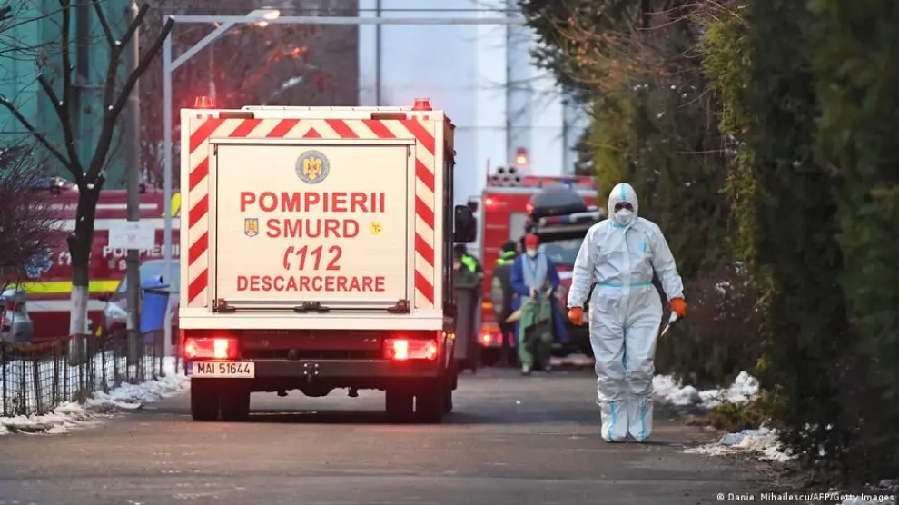 Es la cuarta vez que ocurre un incendio en el hospital covid rumano.