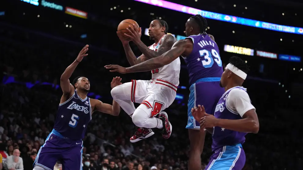 Imagen del partido Chicago Bulls-Los Ángeles Lakers de la NBA
