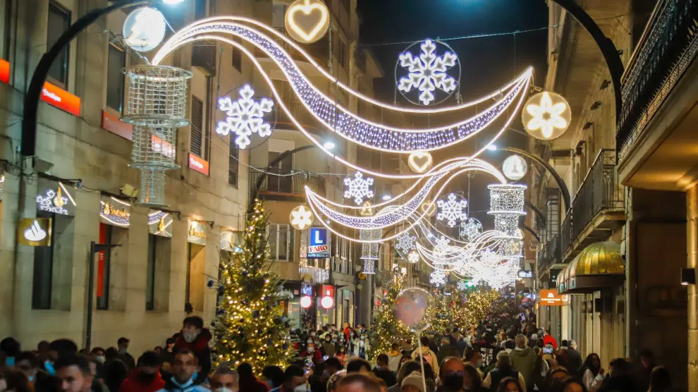 Encendido de las luces de Navidad en Vigo
