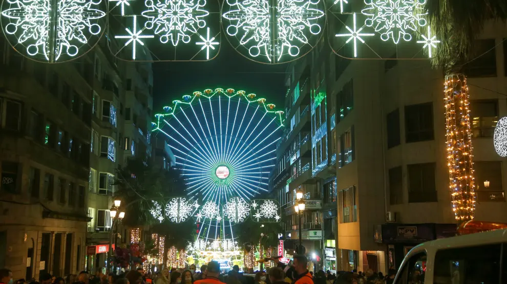 Encendido de las luces de Navidad en Vigo