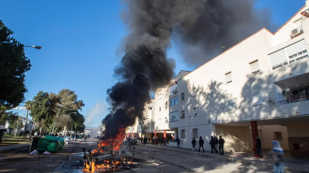 Nuevos enfrentamientos entre Policía y manifestantes en huelga metal en Cádiz