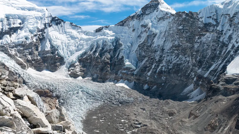 Glaciares del Himalaya. De sus aguas dependen millones de personas en Asia central.