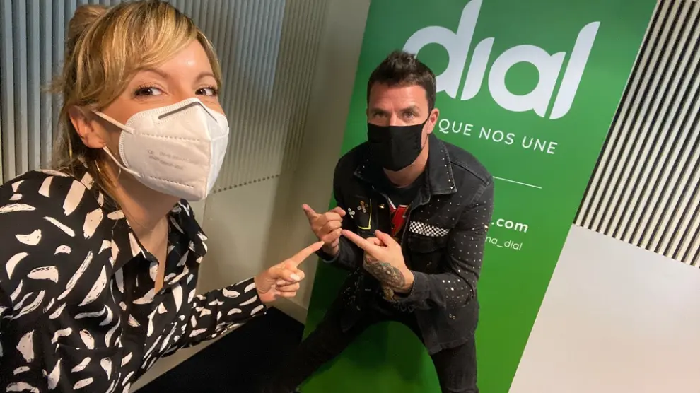 Dani Martín, hace unos días, entrevistado por la zaragozana Patricia Imaz en Cadena Dial en Madrid