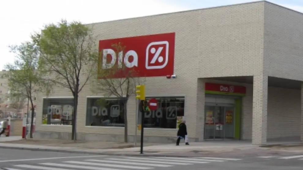 Supermercado DIA en Zaragoza.