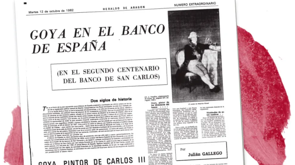 Artículo publicado por Julián Gállego en 1982.