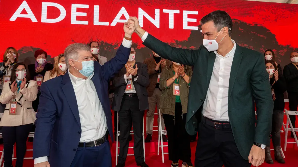 Pedro Sánchez clausura el congresio regional del PSOE murciano