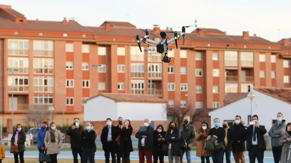 Presentación de la cátedra de drones de la UNED en Teruel-