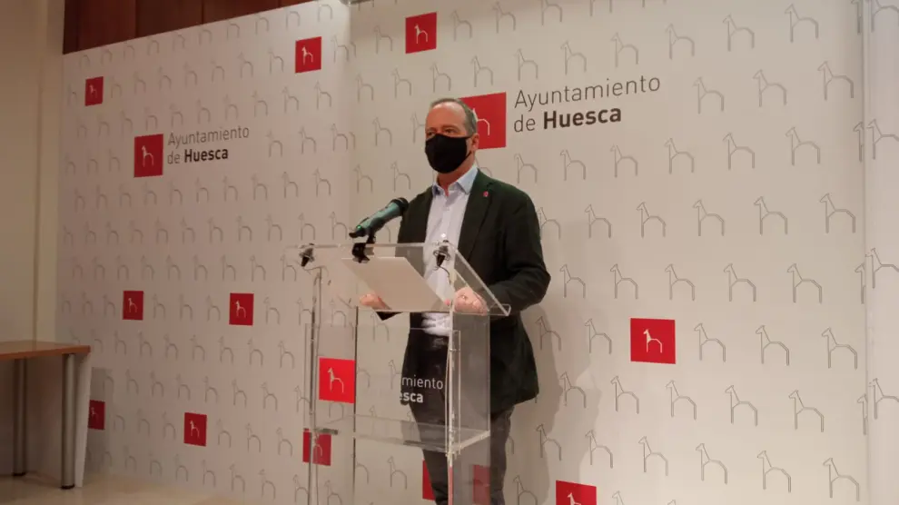 Ramón Lasaosa, concejal de Fiestas del Ayuntamiento de Huesca.