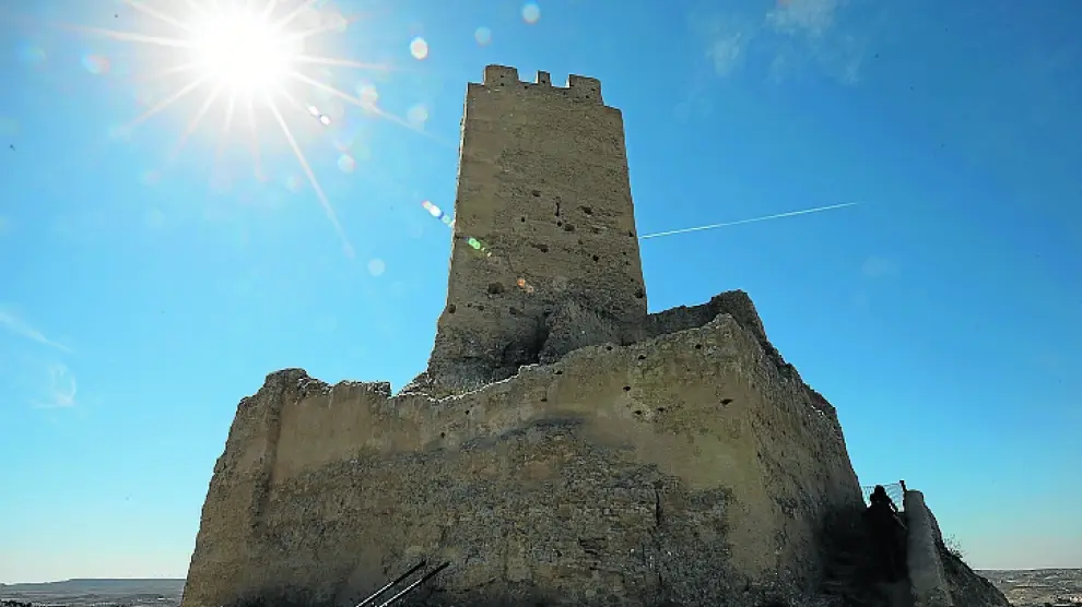 Imagen del castillo de Cadrete.
