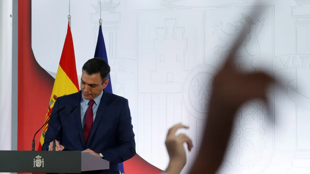 Sánchez presenta el informe de rendición de cuentas del Gobierno "Cumpliendo"