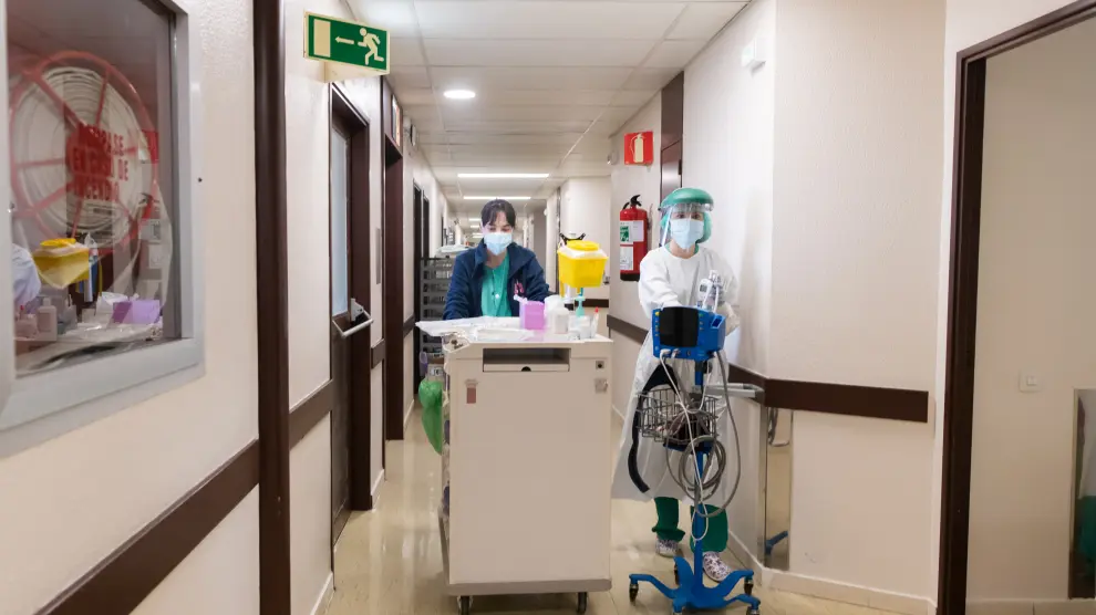 Unidad de cuidados respiratorios intermedios del Hospital Miguel Servet de Zaragoza