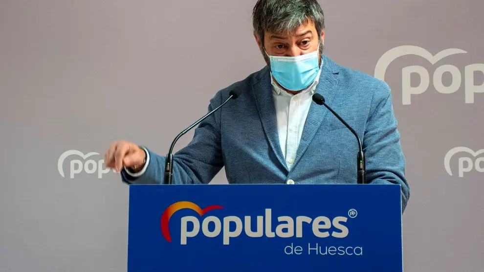 Gerardo Oliván, presidente del PP en Huesca.