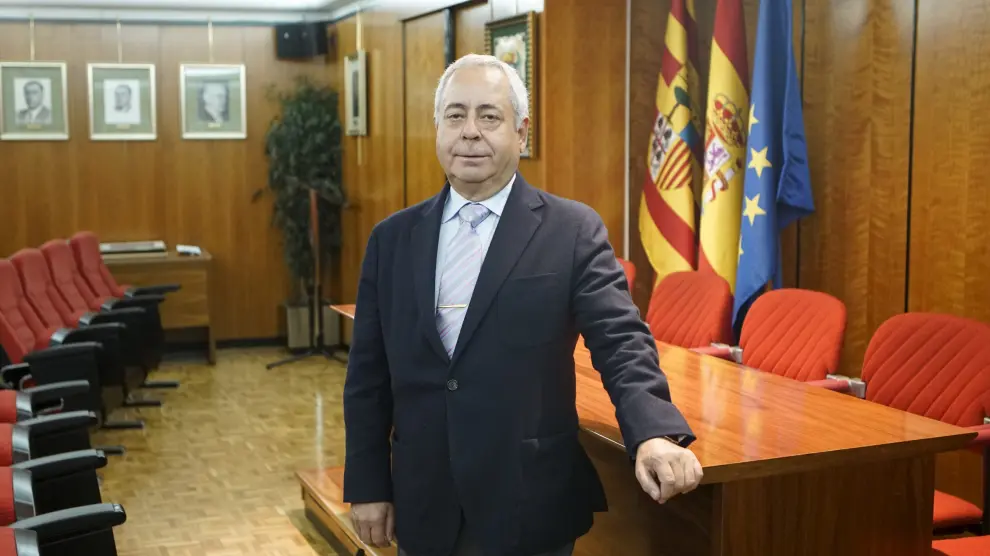 Ismael Sánchez, presidente del Colegio de Médicos de Teruel.