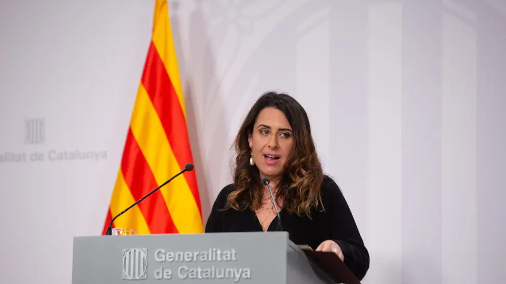 La portavoz del Ejecutivo catalán, Patrícia Plaja
