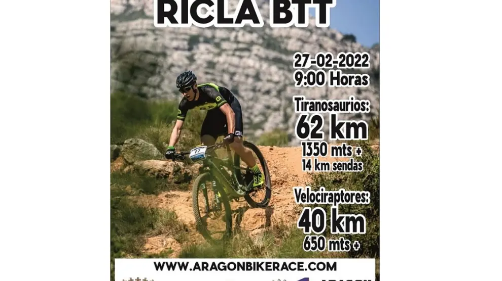 Cartel de la Jurasic Race Ricla BTT