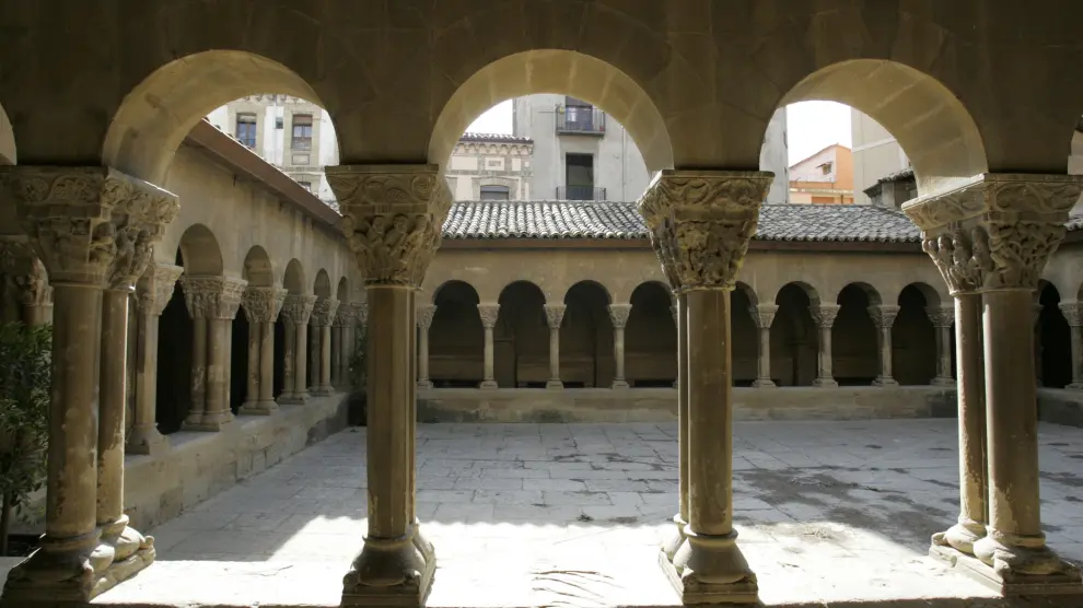 Claustro de San Pedro el Viejo de Huesca, en una imagen de archivo.