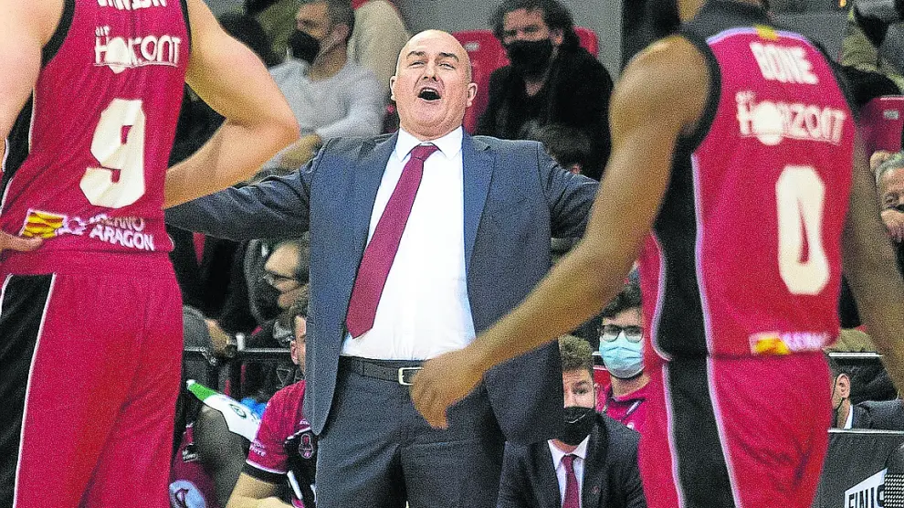 Jaume Ponsarnau, entrenador del Casademont Zaragoza.