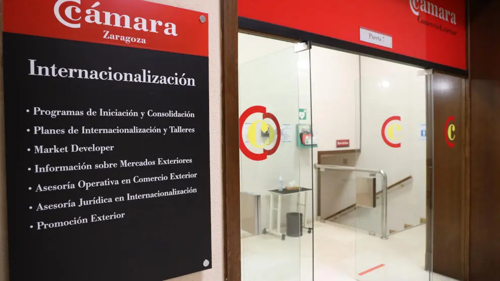 Oficina de Internacionalización con la que cuenta Camára de Zaragoza.
