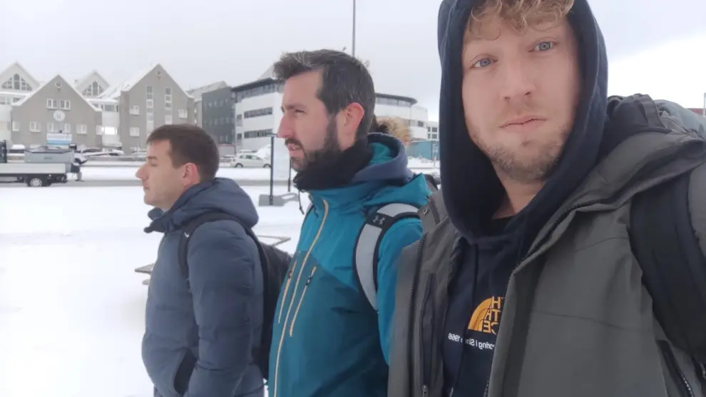 Los viajeros aragoneses que se han quedado tirados en Islandia.