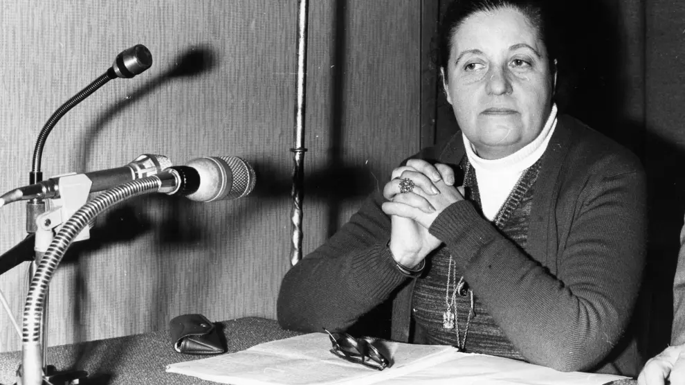 La periodista Pilar Narvión en una fotografía de archivo.