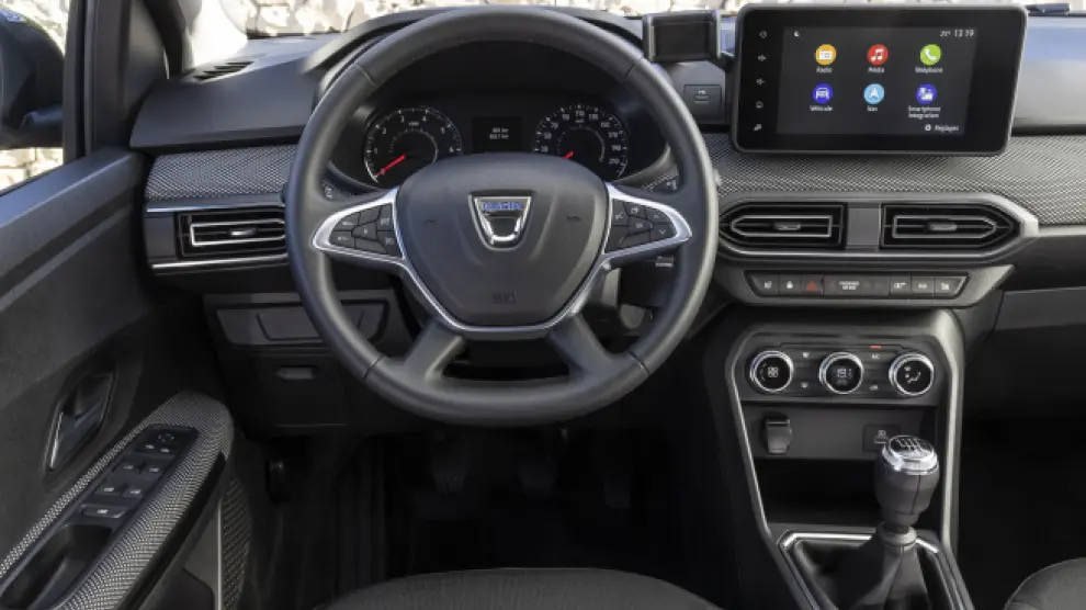 Interior del Dacia Jogger