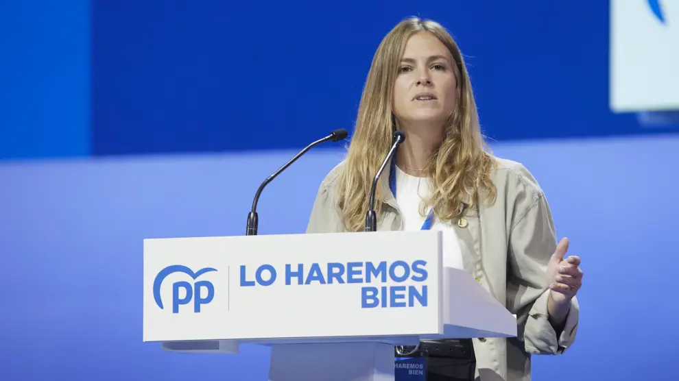 La presidenta de Nuevas Generaciones del PP, Beatriz Fanjul