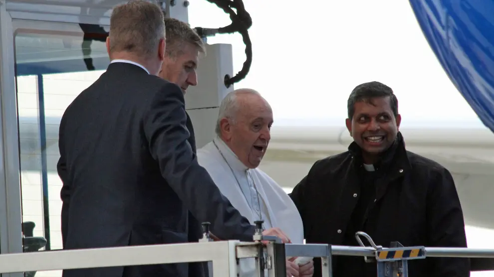 Pope Francis departs for a two-day trip to Malta