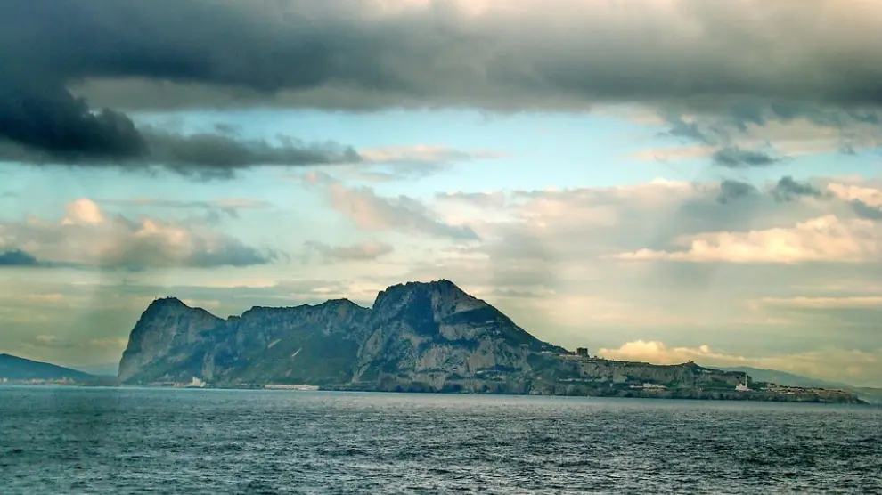 Foto de archivo del Estrecho de Gibraltar