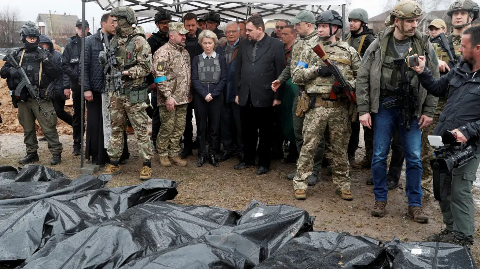 European Commission President Ursula von der Leyen visits Ukraine
