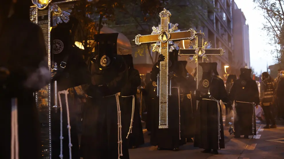 Lunes Santo 2022 en Zaragoza: procesión del Recuerdo