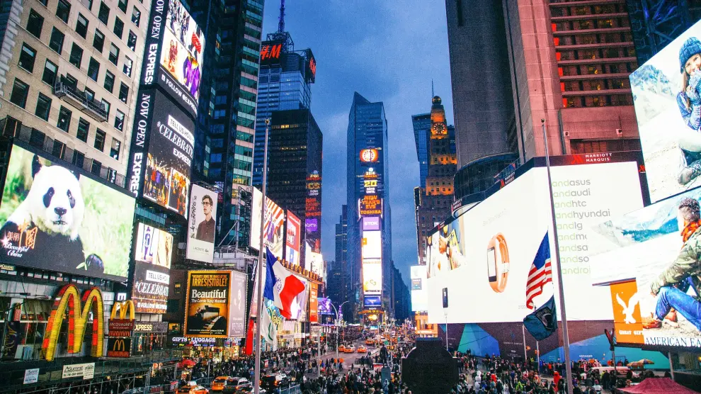 Times Square en una imagen de archivo.