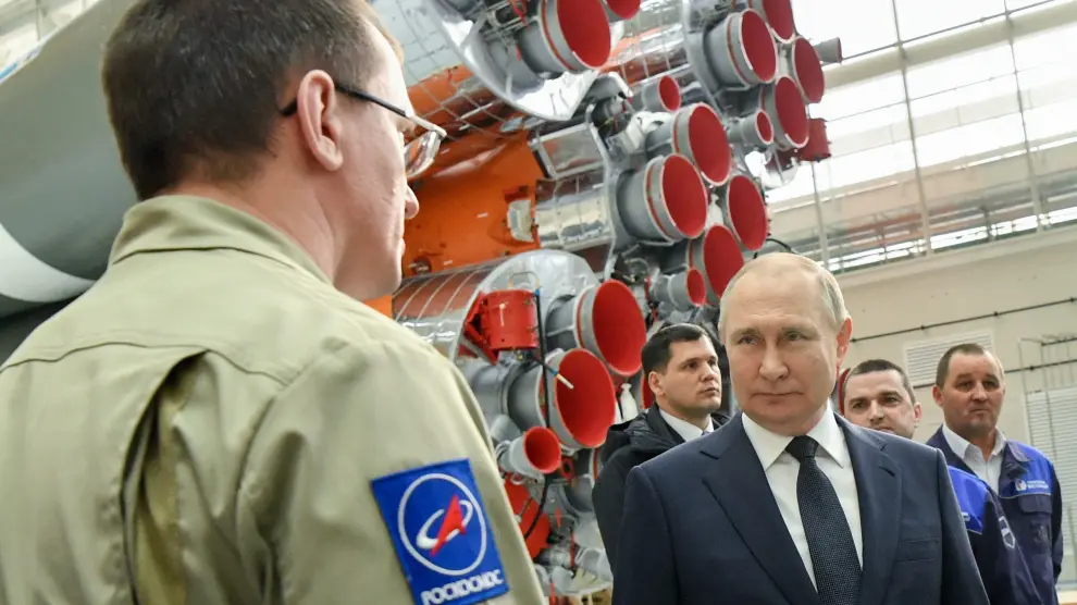 Putin visita el cosmódromo ruso de Vostochni RUSSIA BELASRUS DIPLOMACY
