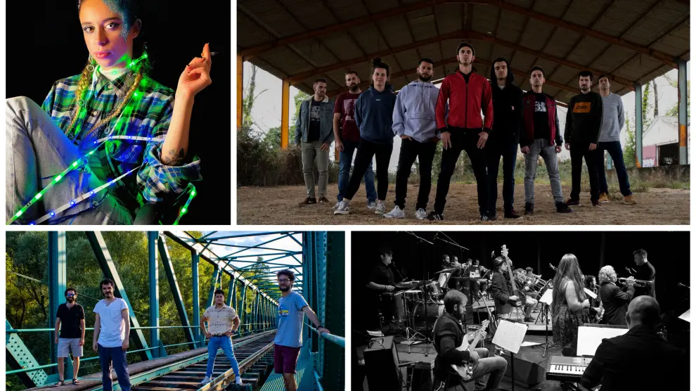Artistas y grupos que actuarán en el Garrampa Fest 2022 de Huesca.