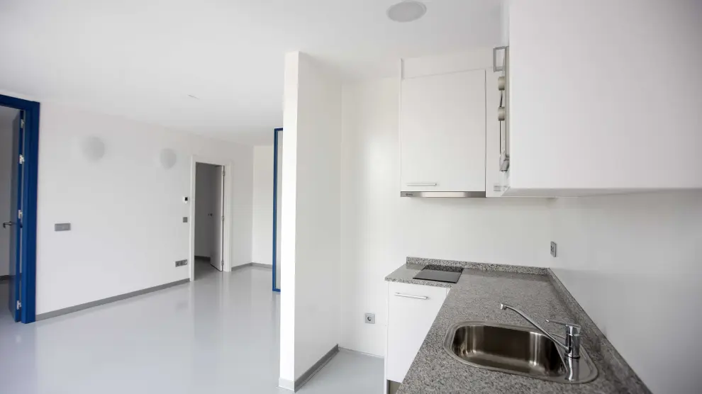 Fotos de las 80 nuevas viviendas de alquiler asequible en Zaragoza