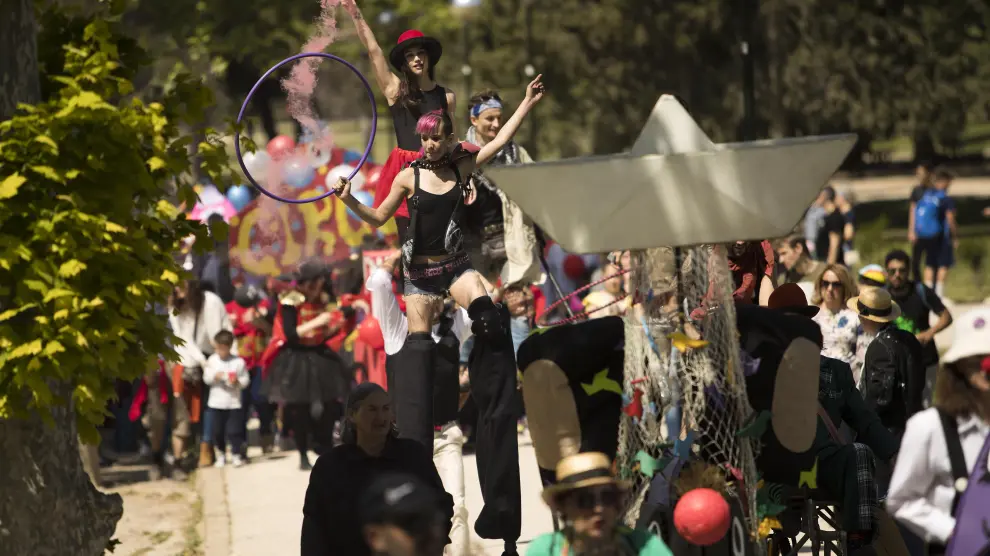 La última edición de las fiestas del Arrabal, celebrada en 2019.