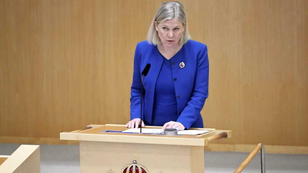 Magdalena Andersson, primera ministra de Suecia.